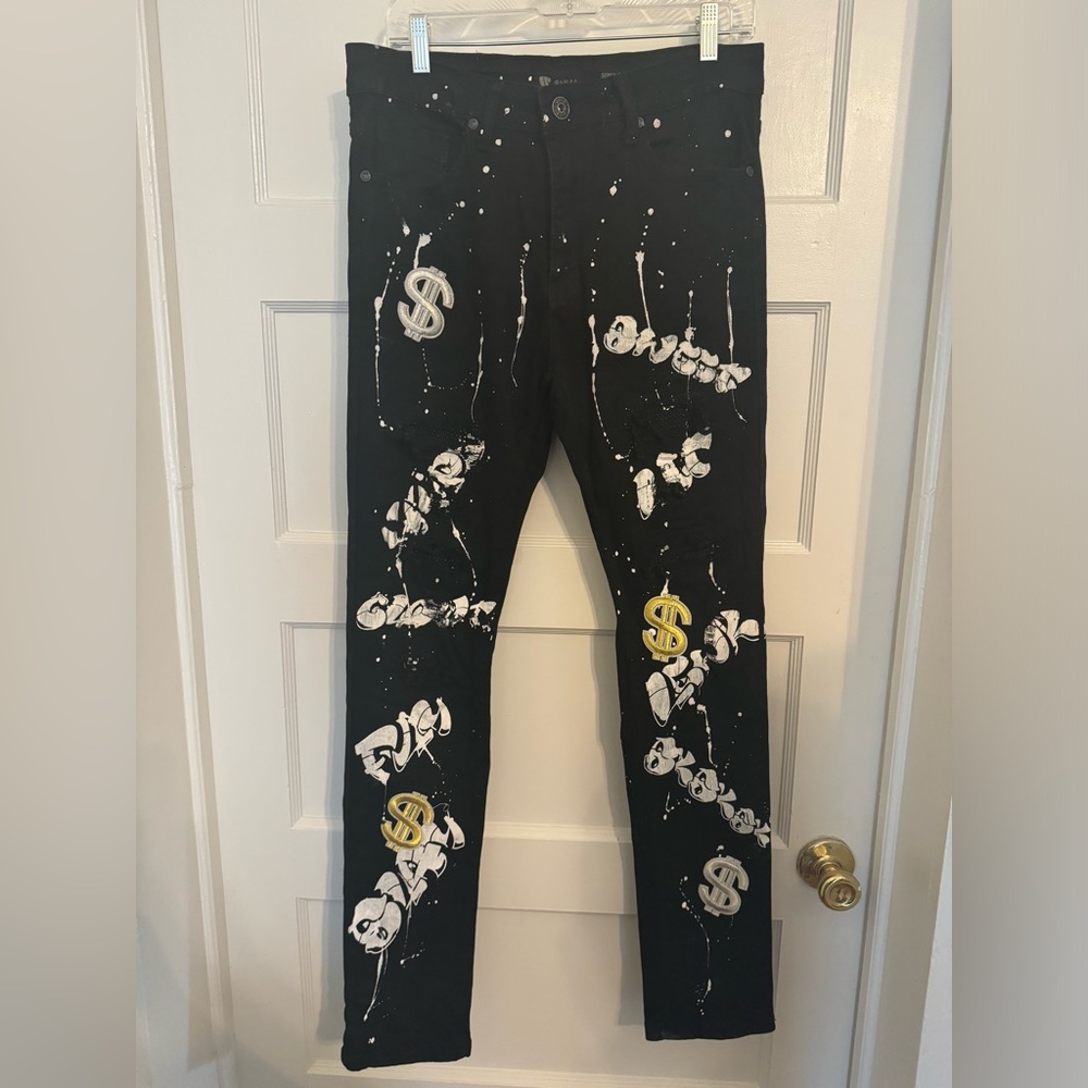 Waimea black skinny fit jeans size 32x32